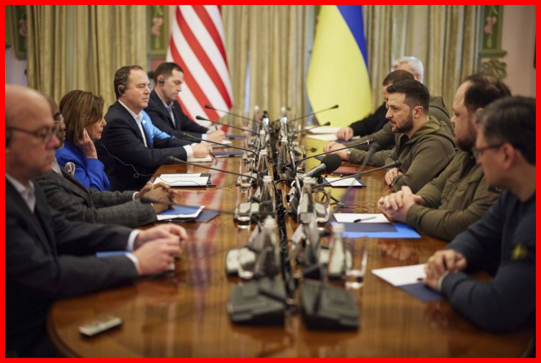 Spika wa Marekani Nancy Pelosi Akutana na Rais wa Ukraine Volodymyr Zelensky Mjini Kyiv