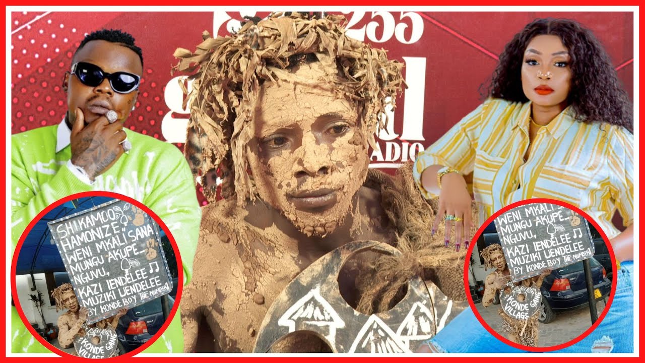 Video: Kisa Kajala Shabiki Harmonize Ajipaka Tope Mwili Mzima na Kutembea na Bango - Global Publishers