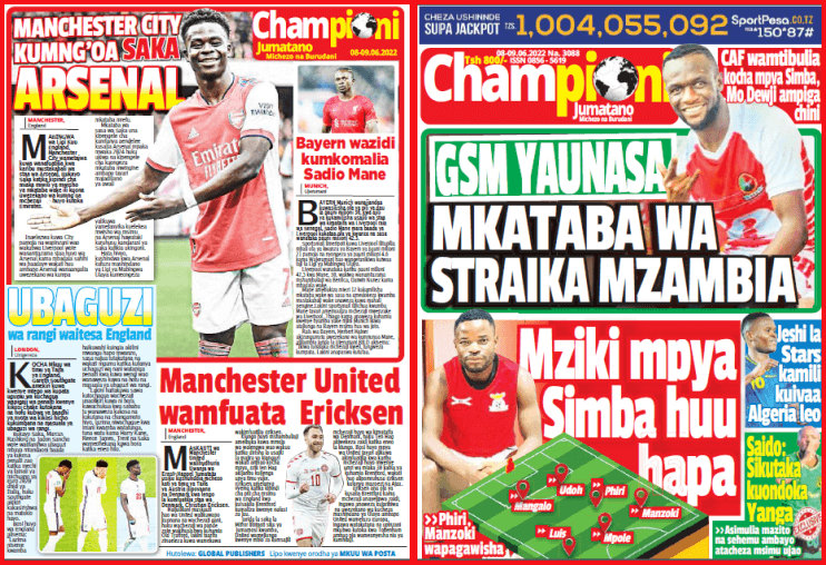 Nunua na Soma Gazeti la Championi kirahisi zaidi hapa - Global Publishers