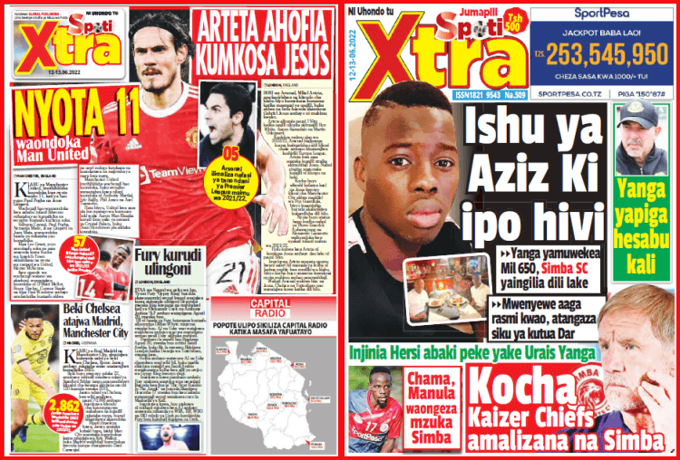 Nunua na Soma Gazeti la SpotiXtra kirahisi zaidi hapa - Global Publishers