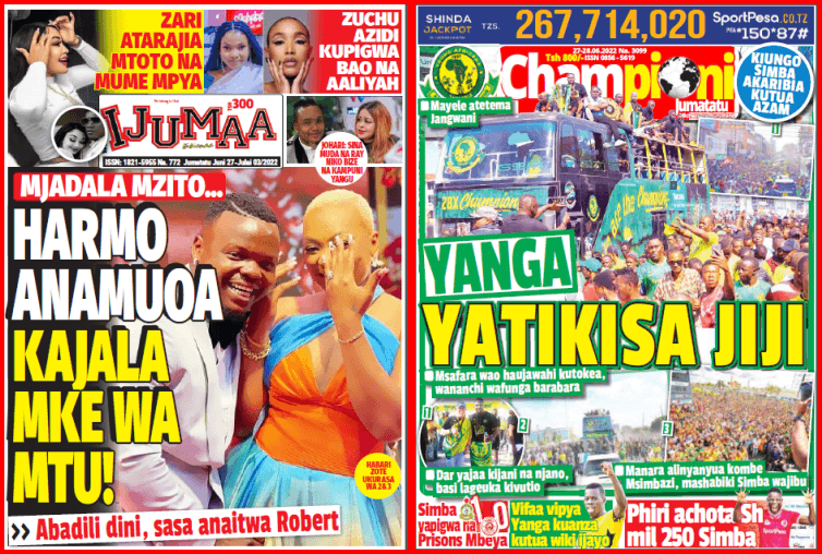 Nunua na Soma Gazeti la Championi na Ijumaa Wikienda kirahisi zaidi hapa - Global Publishers