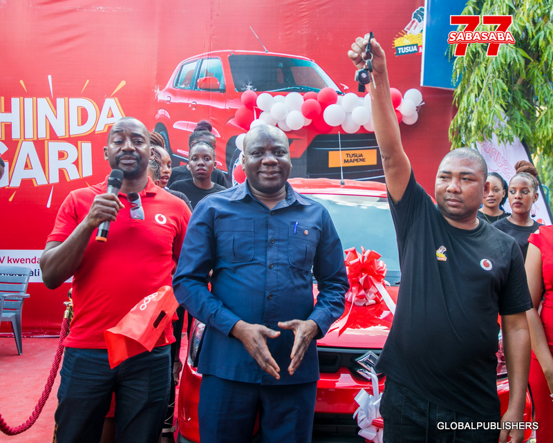 Vodacom Tusua Mapene Yakabidhi Gari kwa Mshindi Viwanja vya Sabasaba - Global Publishers