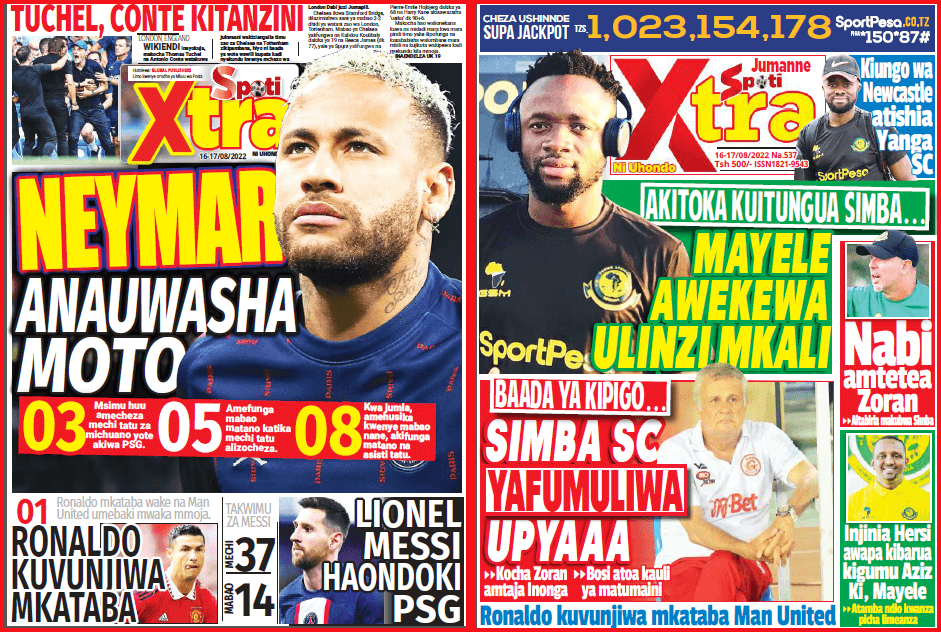 Nunua na Soma Gazeti la SpotiXtra kirahisi zaidi hapa - Global Publishers