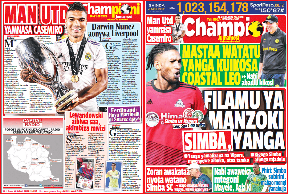 Nunua na Soma Gazeti la Championi kirahisi zaidi hapa - Global Publishers