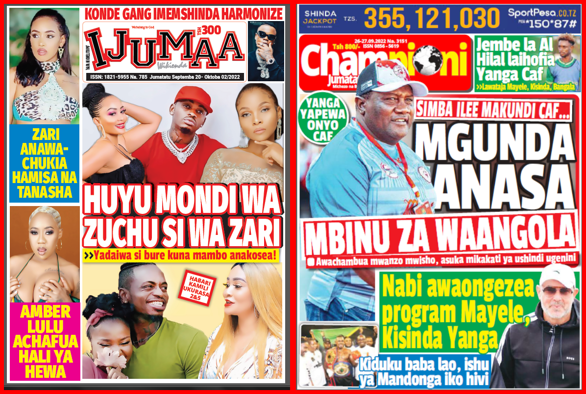 Nunua na Soma Gazeti la Championi na Ijumaa Wikienda kirahisi zaidi hapa - Global Publishers