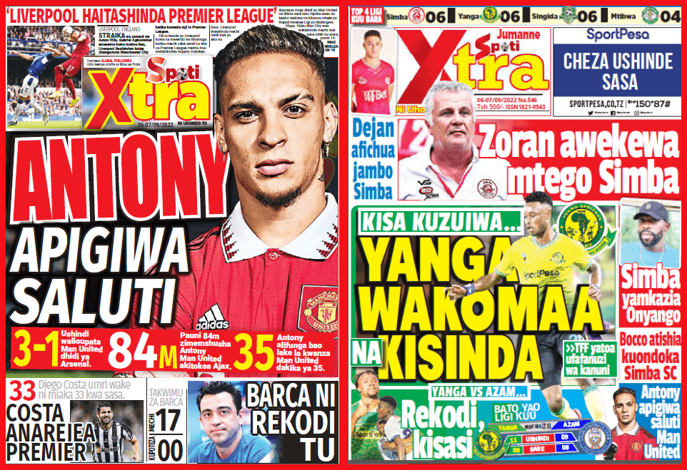 Nunua na Soma Gazeti la SpotiXtra kirahisi zaidi hapa - Global Publishers