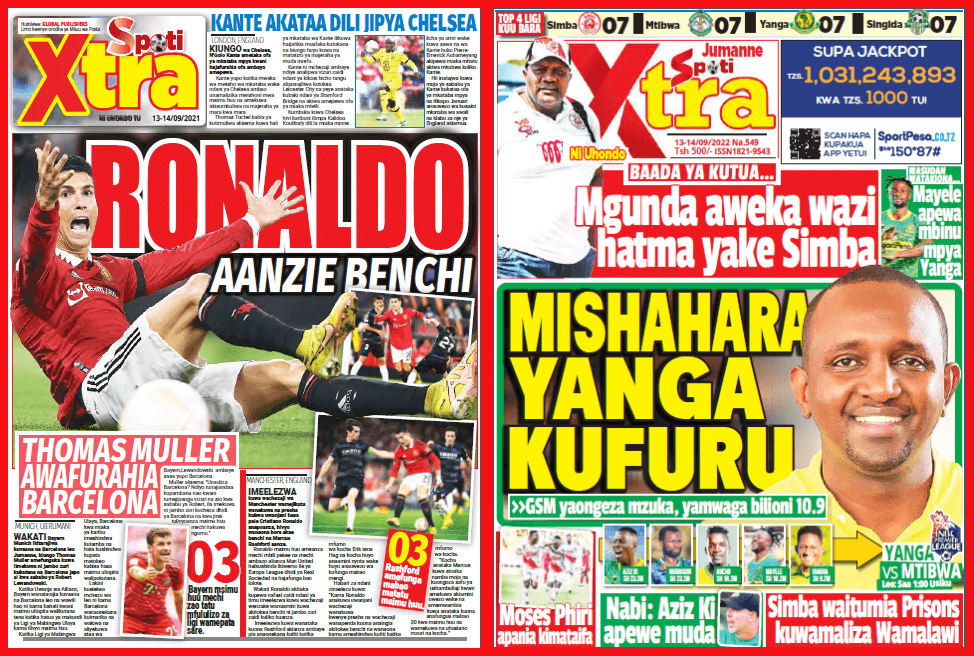 Nunua na Soma Gazeti la SpotiXtra kirahisi zaidi hapa - Global Publishers