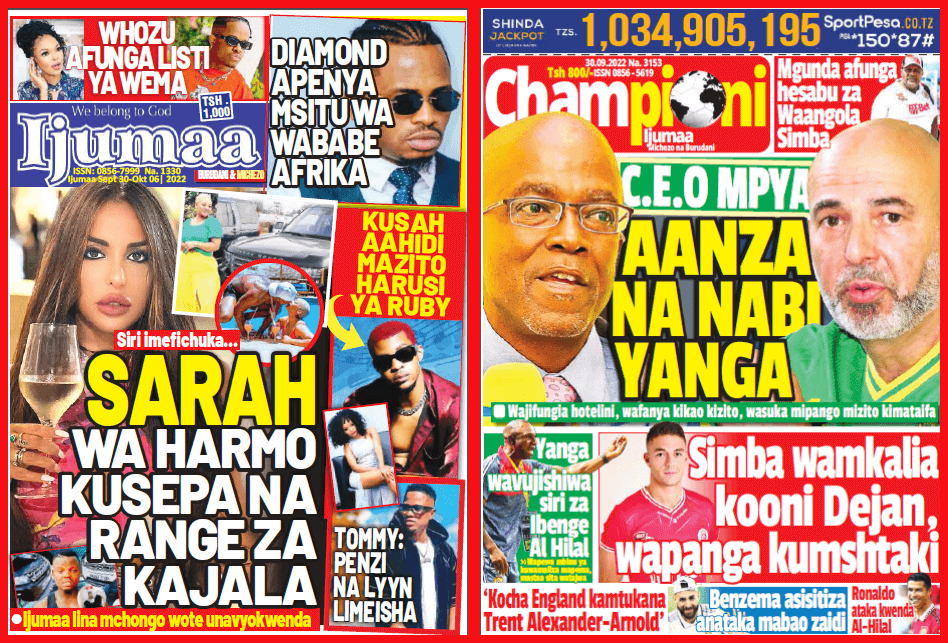 Nunua na Soma Gazeti la Championi na Ijumaa kirahisi zaidi hapa - Global Publishers