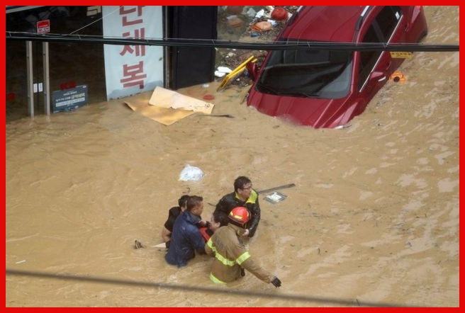Takribani Maelfu ya Watu Wamehamishwa Korea Kusini kwa Kuvamiwa na Kimbunga - Global Publishers