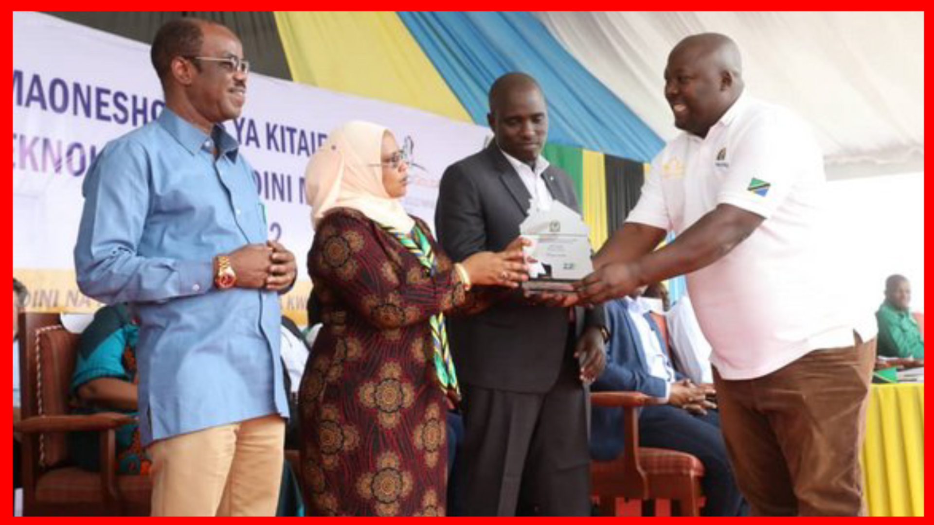 Waziri  Ashatu Kijaji Akabidhi Tuzo Kwa Gf Trucks & Equipment’s Ltd Mkoani Geita - Global Publishers