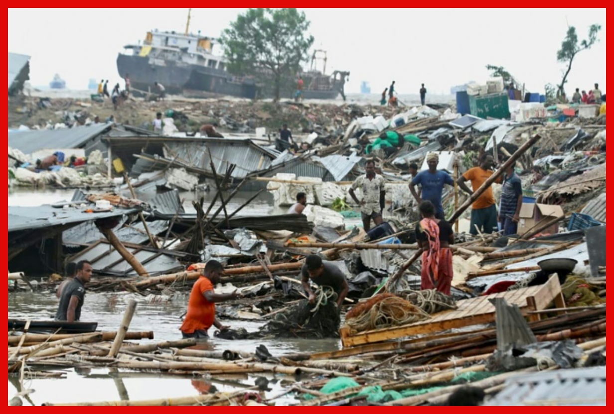 Watu 28 Wafariki Katika Kimbunga Nchini Bangladesh, Mamilioni Wakosa Umeme