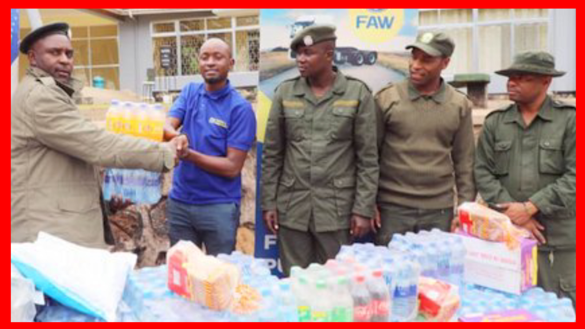 Gf  Trucks & Equiments Yatoa Msaada Kwa Vikosi Vya Jeshi La Uokoaji Kilimanjaro - Global Publishers