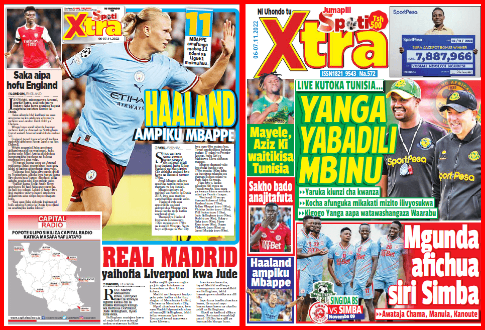 Nunua na Soma Gazeti la SpotiXtra kirahisi zaidi hapa - Global Publishers