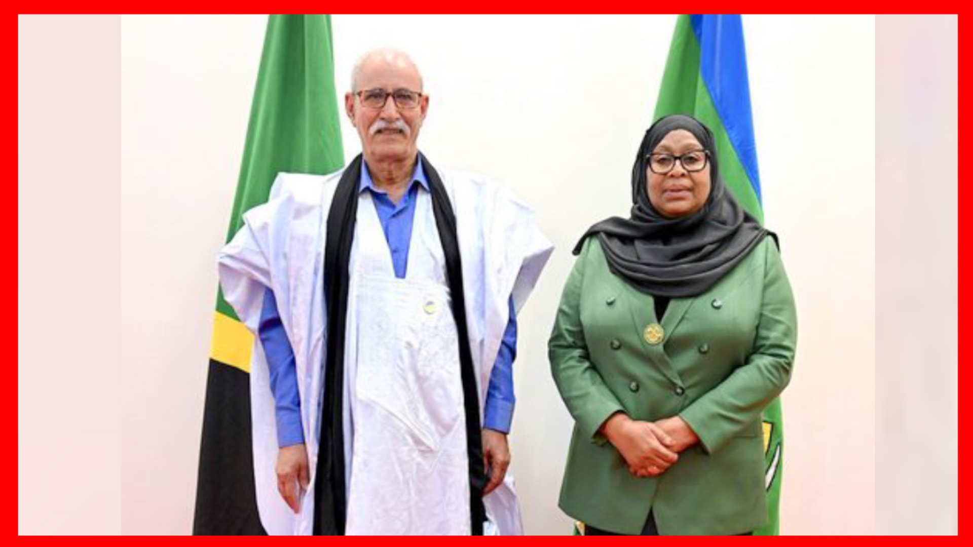 Rais Samia Akutana na Kuzungumza na Rais Wa Saharawi Brahim Ghali - Global Publishers