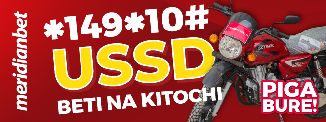 Beti na Kitochi Meridianbet kwa TZS 500 Ushinde Bodaboda - Global Publishers