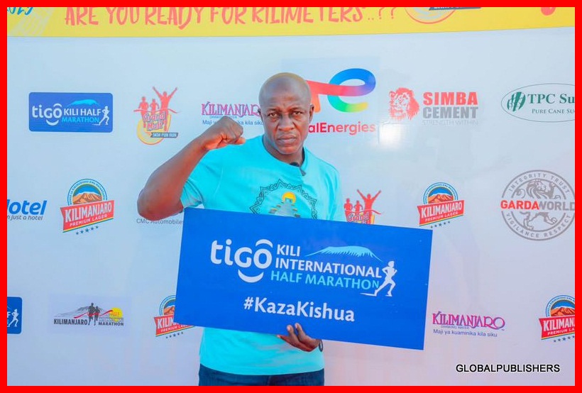 Mandonga Ala Shavu La Ubalozi wa Tigo Kili Half International Marathon - Global Publishers