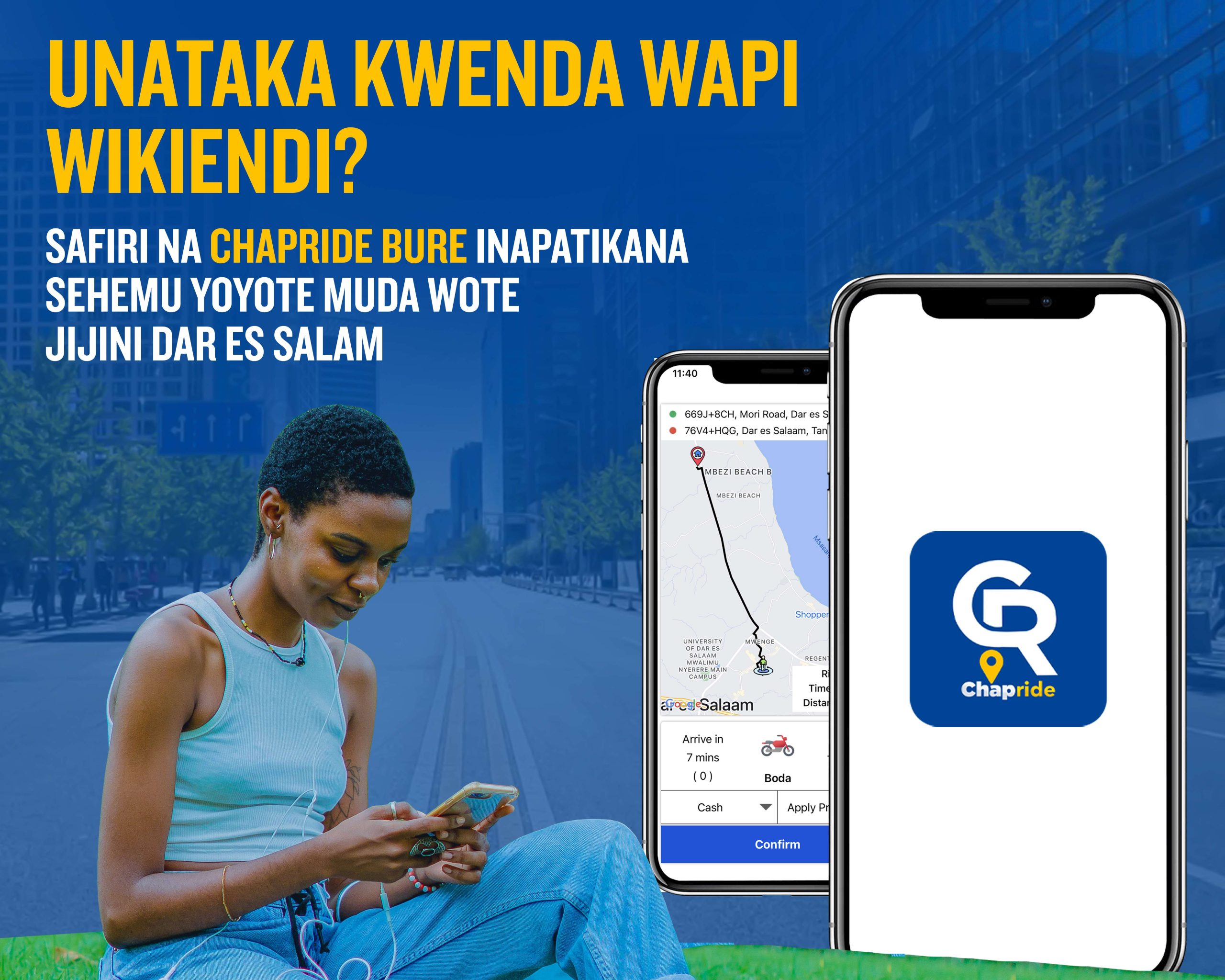 Jiunge na Chapride Ufurahie Huduma Bora na za Uhakika za Usafiri wa Kimtandao - Global Publishers