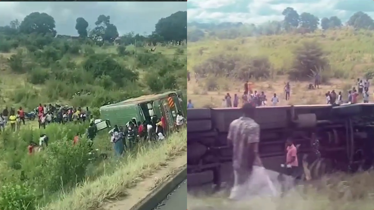 Basi la Kampuni ya Kapricon Lapinduka nje Kidogo ya Mji wa Morogoro - Global Publishers