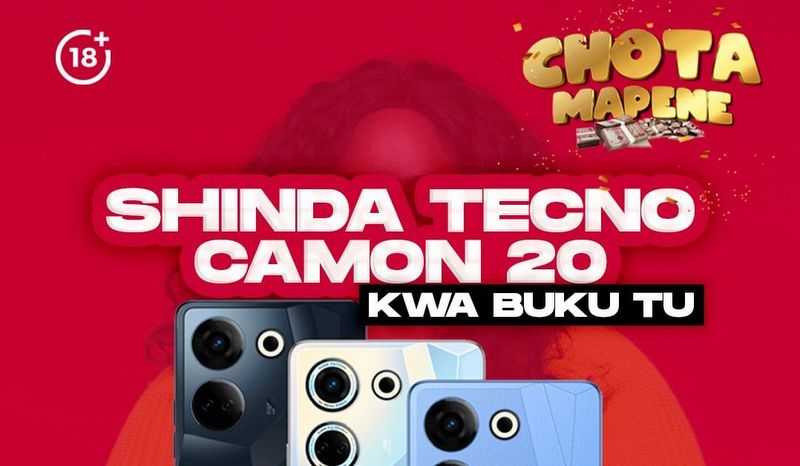 Buku Unajichotea Mapene na nafasi ya Kujishindia TECNO Mpyaaa! - Global Publishers