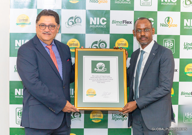 NIC Yatunukiwa Cheti Cha Superbrand Kwa Mafanikio Sekta Ya Bima Nchini Tanzania. - Global Publishers