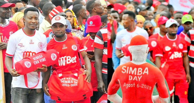 Simba Day: Hali Ilivyo Kwa Mkapa, Nyeupe Na Nyekundu Tu, Mashabiki Watamba…(Video+Picha) - Global Publishers