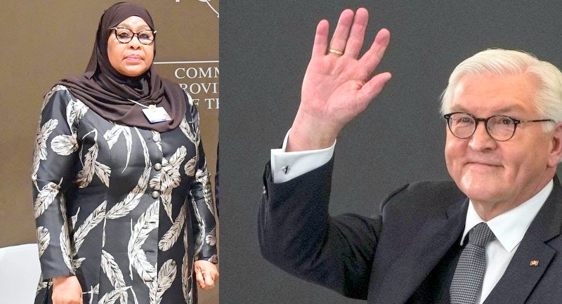 Video: Rais Samia Ampokea Rais Wa Shirikisho La Ujerumani Dkt. Frank Walter Steinmeier - Global Publishers