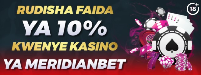 Rejesha 10% ya Pesa Yako Ukipoteza Mchezo wa Kasino - Global Publishers