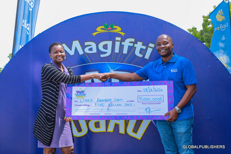 Linah Shayo Wa Kigamboni Aibuka Na Milioni 5 Ya Magifti Dabo dabo Ya Tigo Wiki Hii - Global Publishers