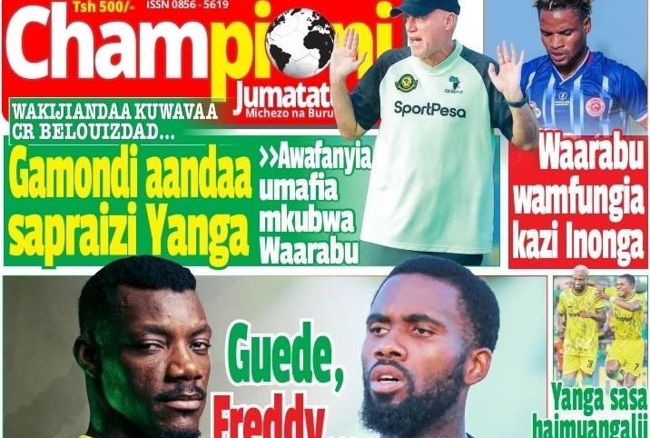 Nunua Gazeti la Championi Jumatatu Hapa kupitia #GLOBAL APP - Global Publishers