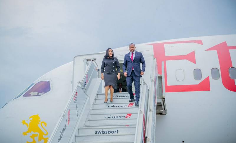 Waziri Mkuu wa Ethiopia Awasili nchini kwa Ajili ya Ziara ya Siku Tatu (Picha+Video) - Global Publishers