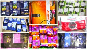 Baadhi ya dawa za kulevya zilizokamatwa katika operesheni iliyofanywa na DCEA kuanzia tarehe 4 hadi 18 zikiwa na chapa ya majina ya kahawa na chai kama vile green tea, Dunkin original blend, Krispy Kreme, organic coffee, Taylors of arrogate, after dark ground coffee, French Vannila na asaker prunes.