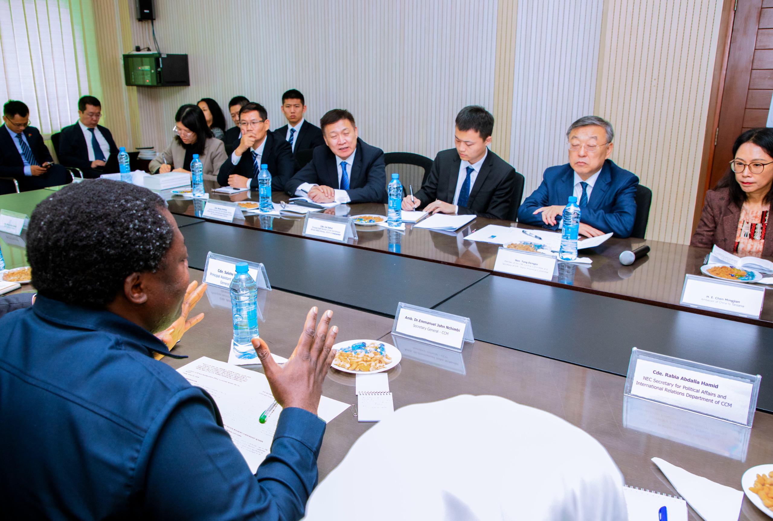 Mjumbe wa Kamati Kuu ya Chama cha Kikomunisti cha China Amtembelea Dkt.Nchimbi - Global Publishers