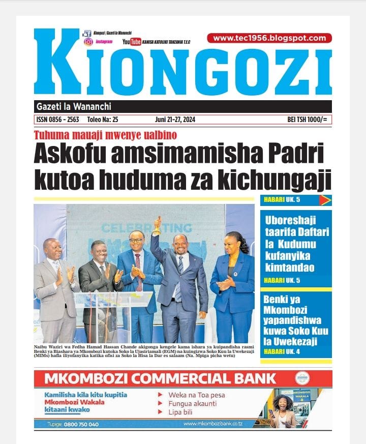 Habari kubwa za Magazeti ya Tanzania leo Juni 22, 2024 - Global Publishers