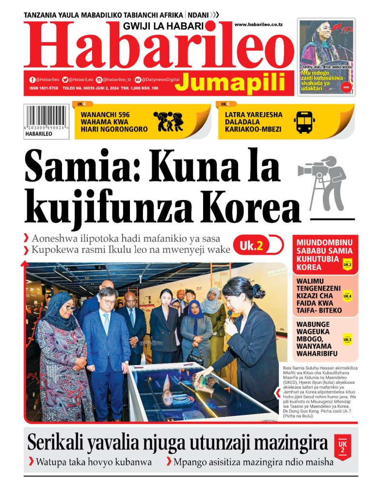 Habari kubwa za Magazeti ya Tanzania leo Juni 2, 2024