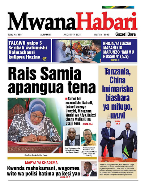 Habari kubwa za Magazeti ya Tanzania leo Agosti 15, 2024 - Global Publishers