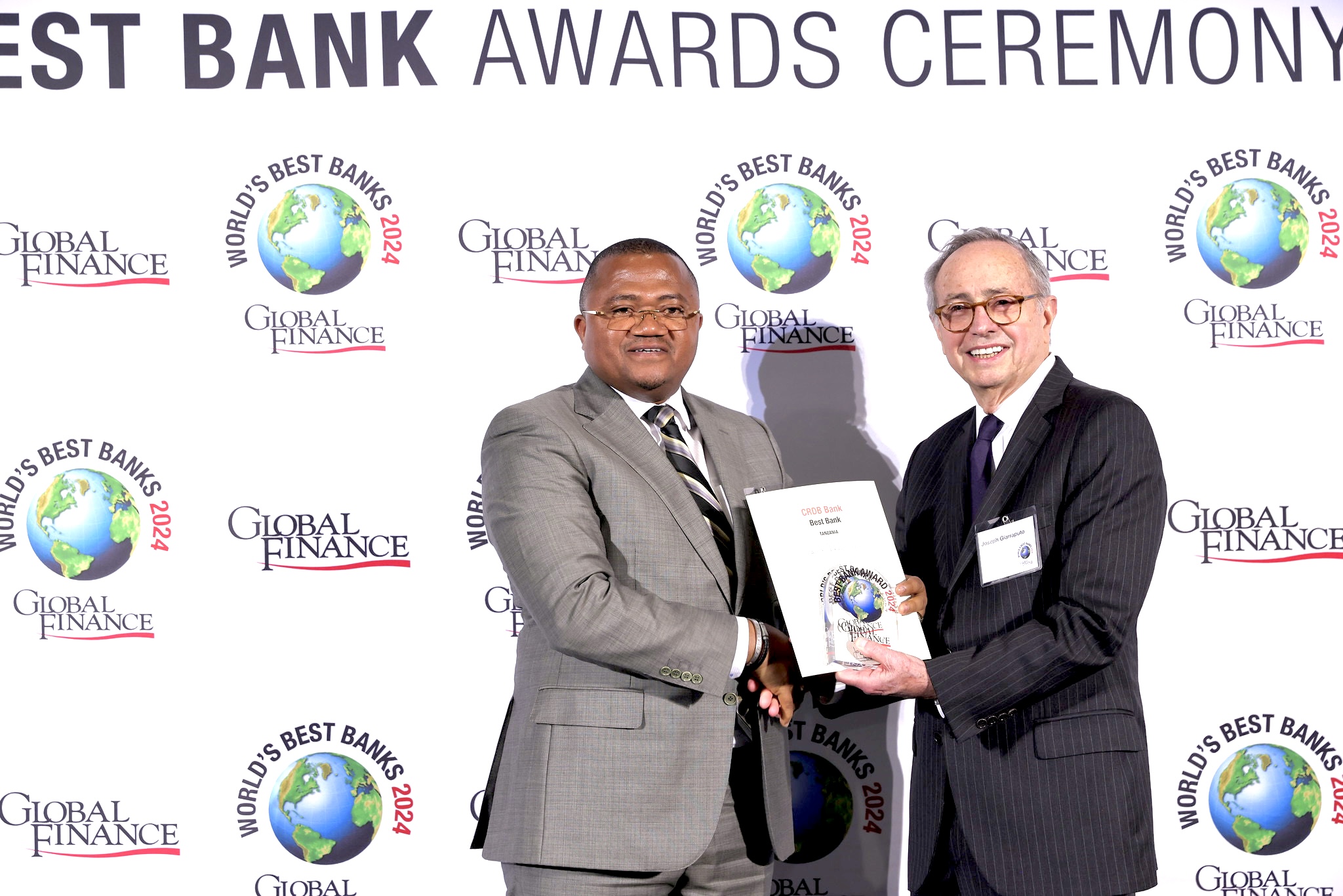 Benki ya CRDB Yatunukiwa Tuzo za ‘Benki Bora’ na ‘Benki Salama’ Tanzania na Jarida la Global Finance - Global Publishers