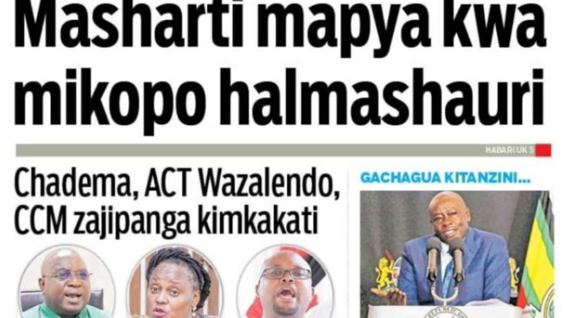 kurasa za Magazeti ya leo Oktoba 9, 2024 - Global Publishers