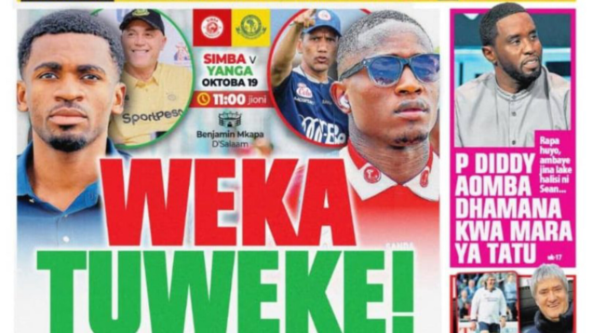 kurasa za Magazeti ya leo Oktoba 10, 2024