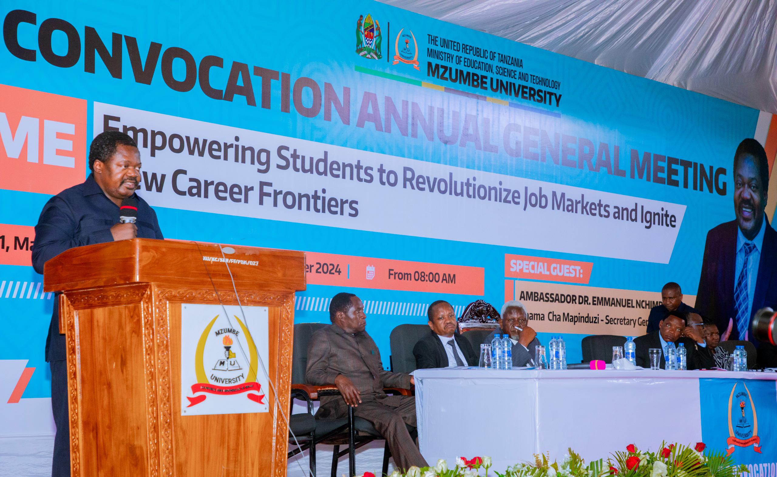 Twende na Kasi ya Dunia Ubunifu na Ujasiriamali: Balozi Nchimbi - Global Publishers