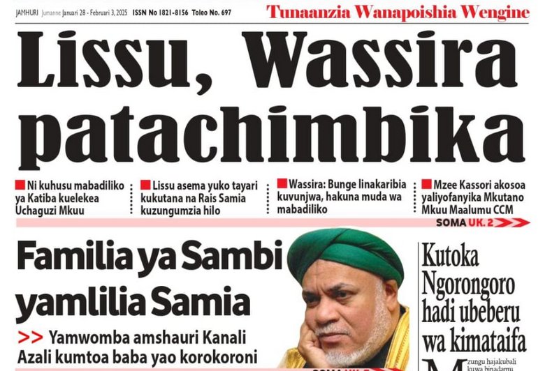 Habari kubwa za Magazeti ya Tanzania leo Januari 30, 2025 - Global Publishers