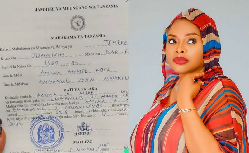 Amina Vikoba Atangaza Kuachana na Mume Wake, Apata Hati ya Talaka - Global Publishers
