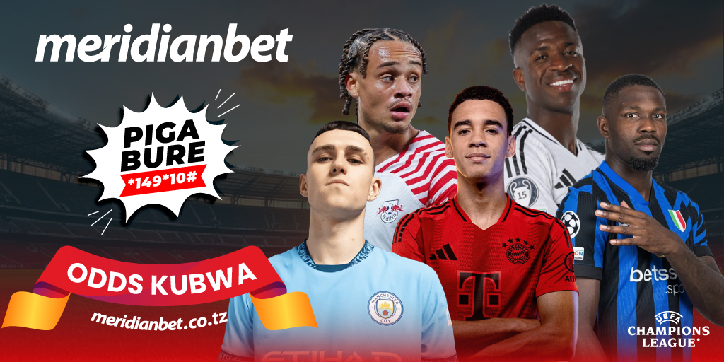 Jimwage na Odds Babkubwa za Meridianbet kwenye Ligi ya Mabingwa Ulaya Leo