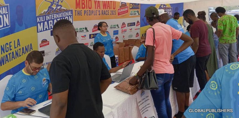 Uchukuaji wa Namba za Mbio za Kili Marathoni Waanza kwa Kasi Mlimani City - Global Publishers