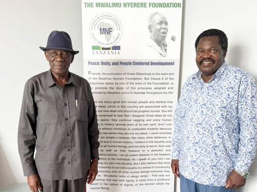 Balozi Dkt. Nchimbi Amtembelea Mzee Joseph Butiku - Global Publishers