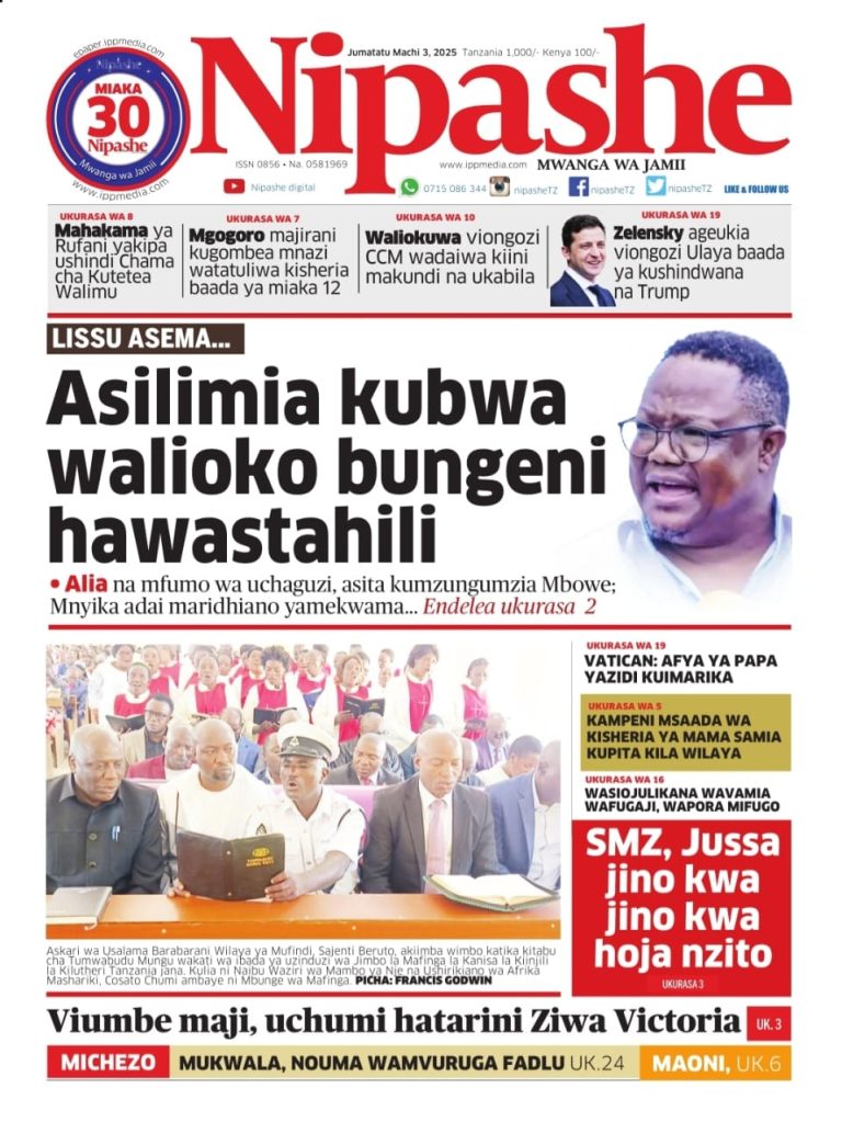 Habari kubwa za Magazeti ya Tanzania leo Machi 3, 2025 - Global Publishers