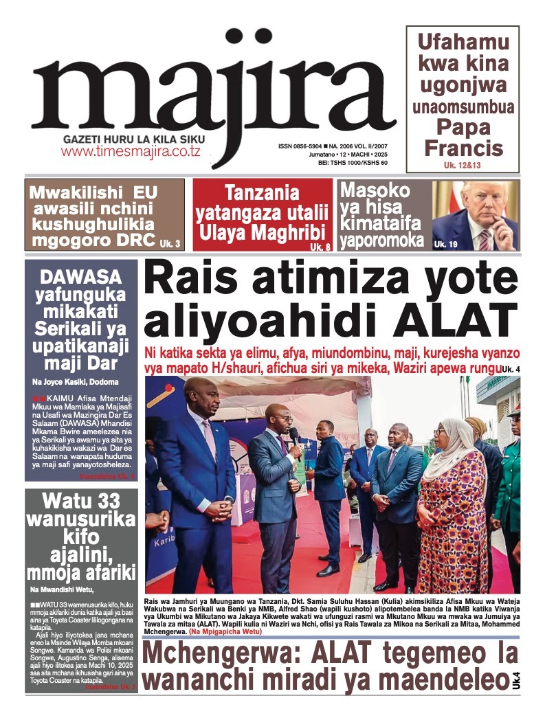 Habari kubwa za Magazeti ya Tanzania leo Machi 12, 2025 - Global Publishers