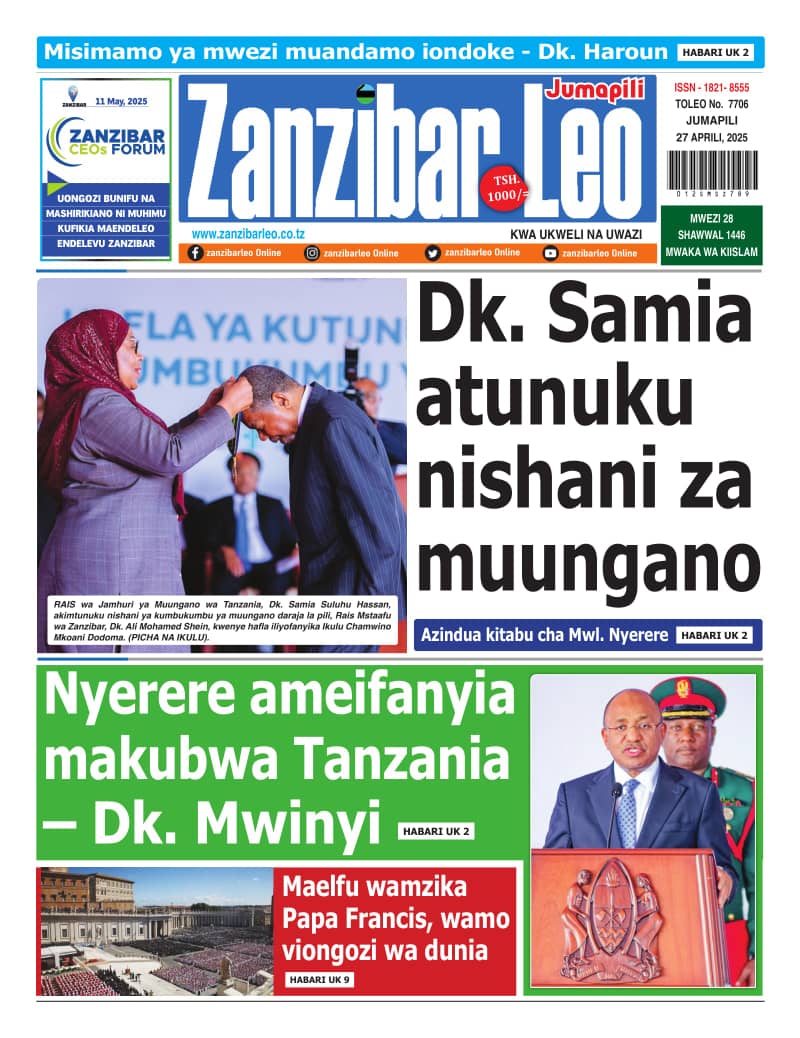 Habari kubwa za Magazeti ya Tanzania leo Aprili 27, 2025 - Global Publishers
