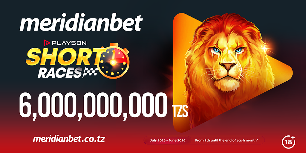 Meridianbet Yazindua Upya Playson Short Races – Usiku wa Burudani na Ushindi Mkubwa Tanzania! - Global Publishers
