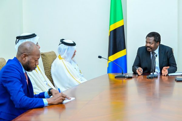 Dkt Nchimbi Afanya Mazungumzo na Balozi wa Qatar, Fahad Rashid Al-Marekhi