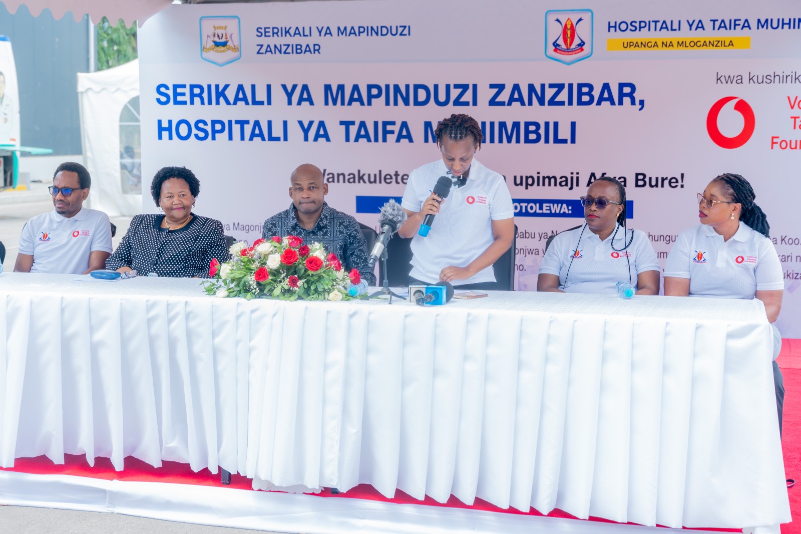 Vodacom Tanzania Foundation Yaweka Makambi Ya Afya Bure Zanzibar - Global Publishers